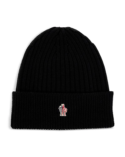 Moncler Wool Ribbed Beanie