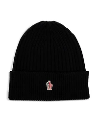 Moncler Wool Ribbed Beanie