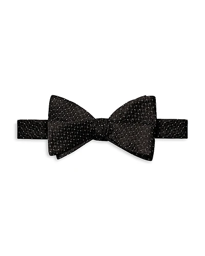 Eton Pin Dot Pre Tied Silk Bow Tie