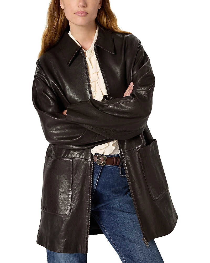 Gerard Darel Margo Leather Jacket