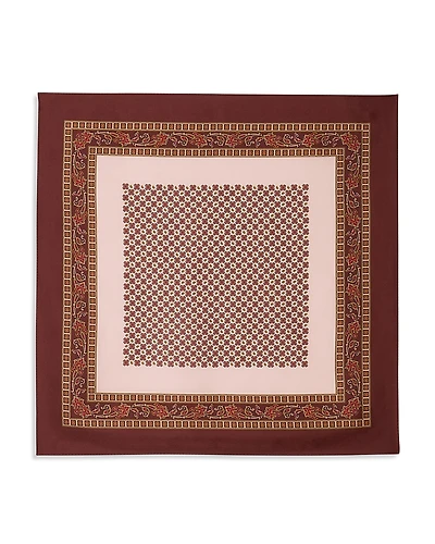Sandro Placed Print Silk Bandana Scarf