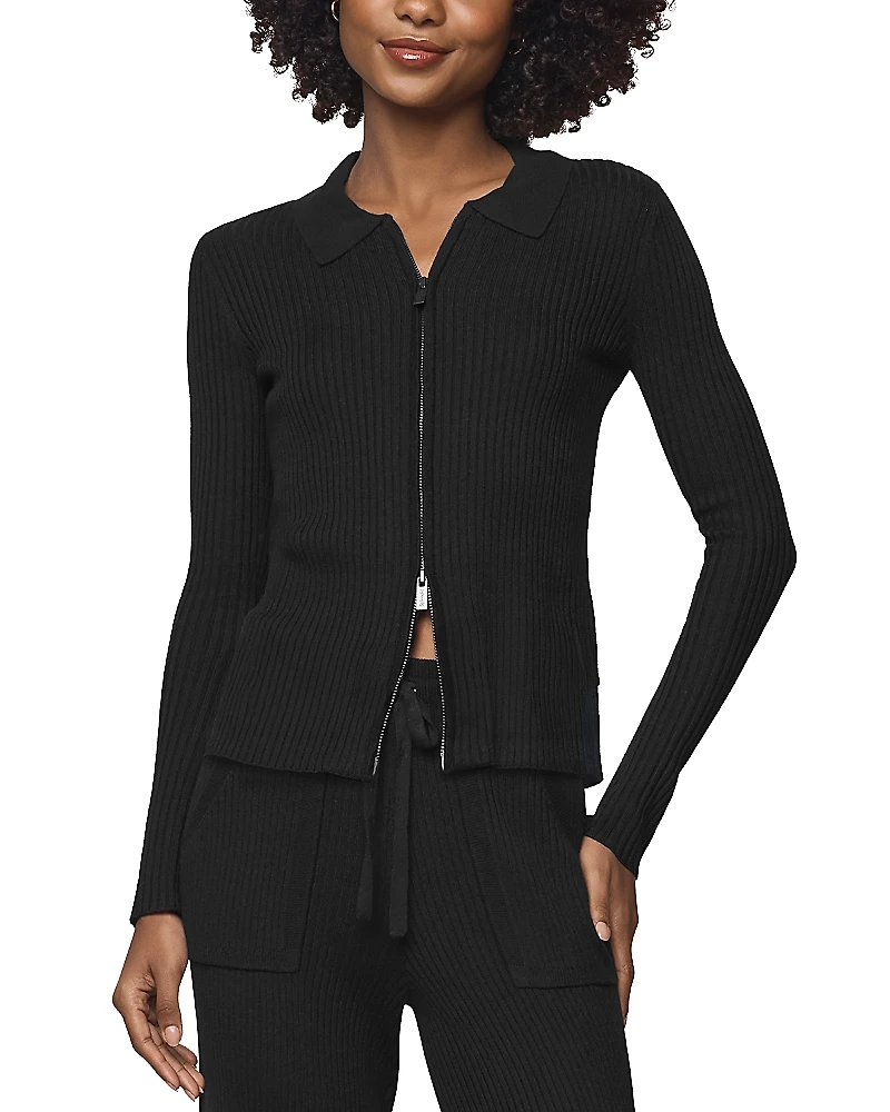 Splendid Georgie Two Zipper Sweater