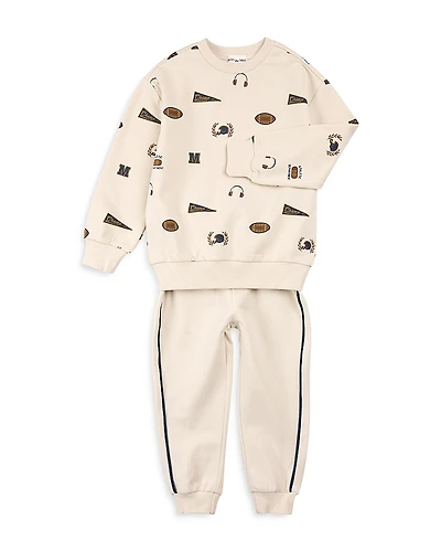 Miles The Label Boys' Football Sweatshirt & Sweatpants Set - Little Kid