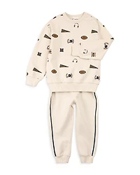 Miles The Label Boys' Football Sweatshirt & Sweatpants Set - Little Kid