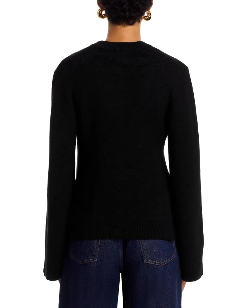 Catherine Wool Cardigan Sweater