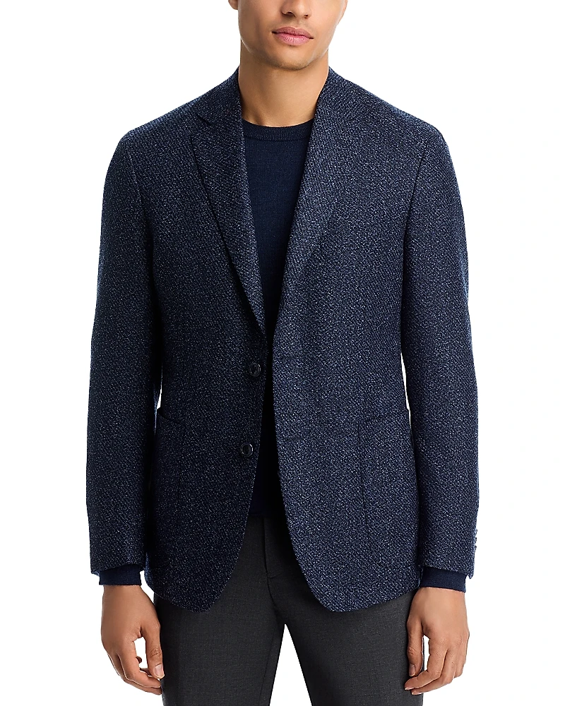 The Men's Store at Bloomingdale's Melange Boucle Unstructured Regular Fit Sport Coat - Exclusive