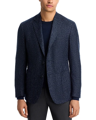 The Men's Store at Bloomingdale's Melange Boucle Unstructured Regular Fit Sport Coat - Exclusive
