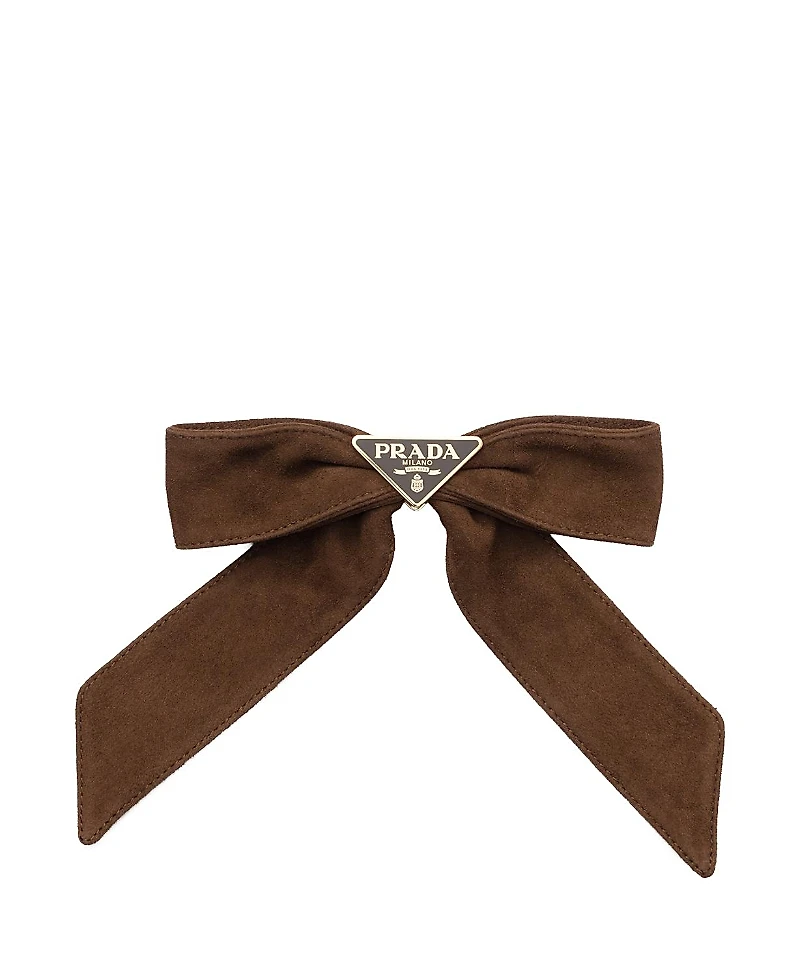 Prada Suede Hair Clip