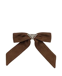 Prada Suede Hair Clip