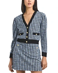 Derek Lam 10 Crosby Alira Stretch Tweed Mini Skirt