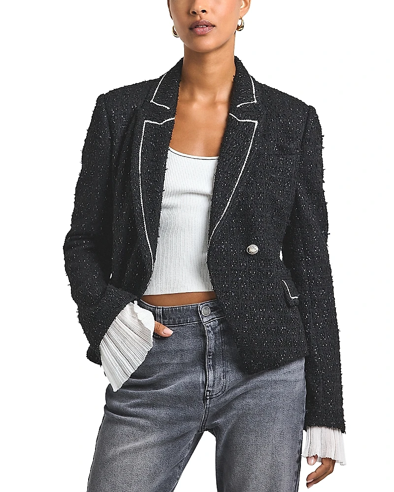 Derek Lam 10 Crosby Estelise Galaxy Tweed Blazer