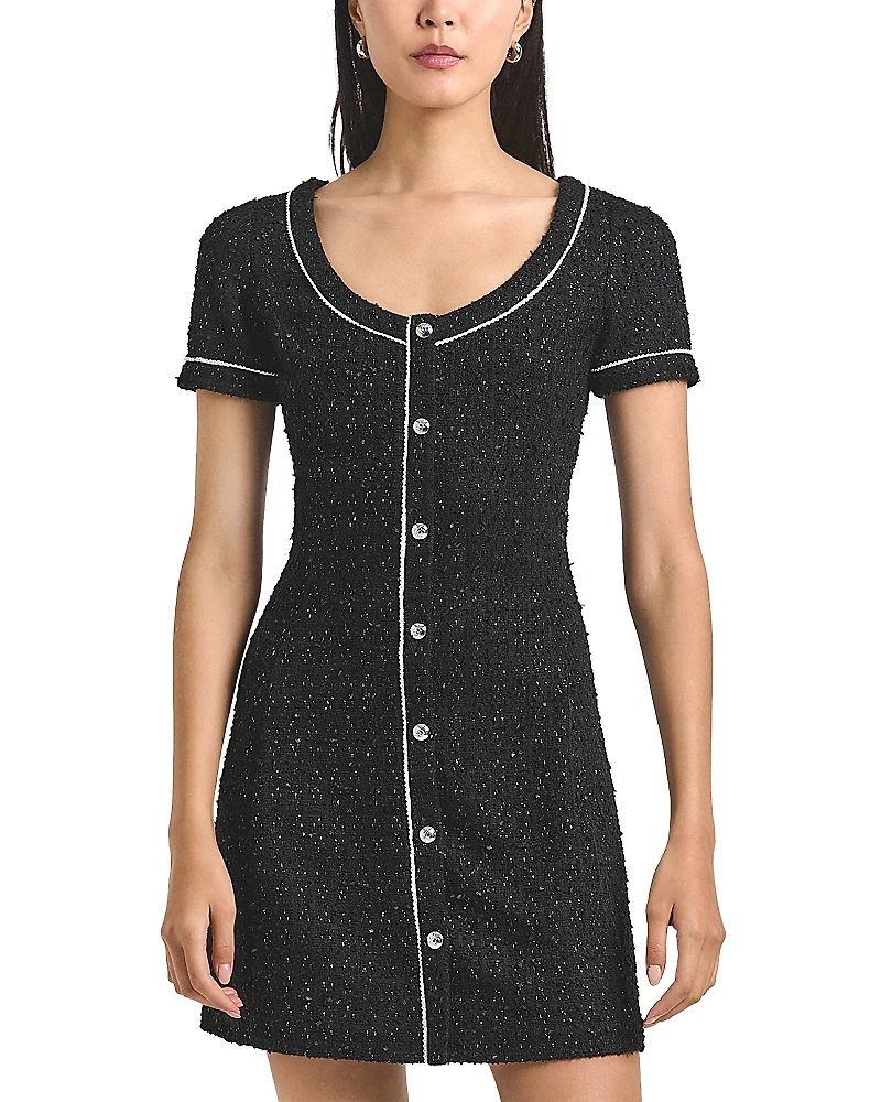 Derek Lam 10 Crosby Ciara Galaxy Tweed Mini Dress