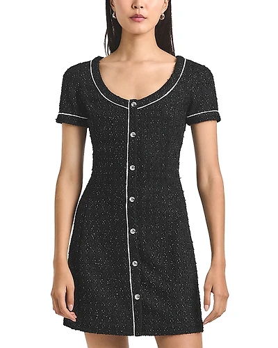 Derek Lam 10 Crosby Ciara Galaxy Tweed Mini Dress