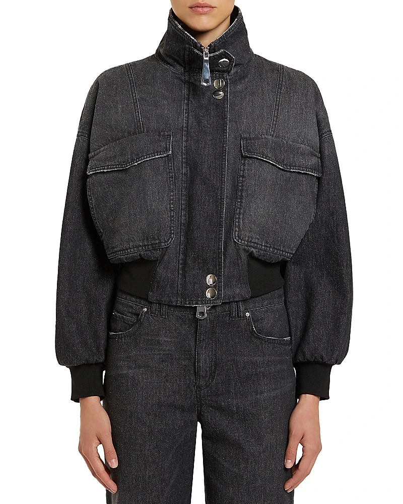 Marella Denim Black Jacket