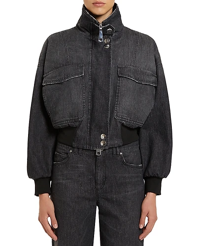 Marella Denim Black Jacket
