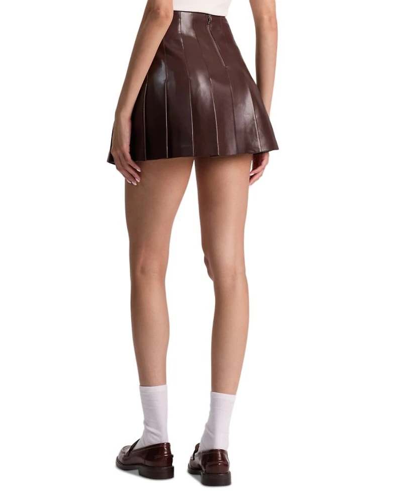 Carter Faux Leather Skirt