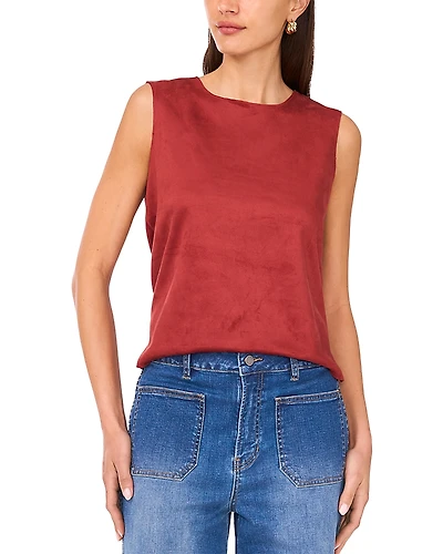 Vince Camuto Sleeveless Crewneck Top