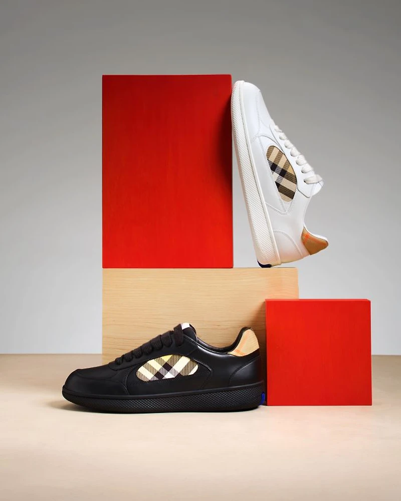 Men's Terrace Check Low Top Sneakers