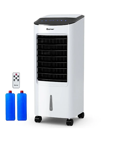 Costway Evaporative Portable Air Cooler Fan & Humidifier with Filter Remote Control