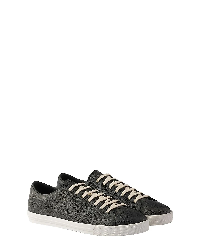 Prada Men's Aged-Effect Leather Sneakers