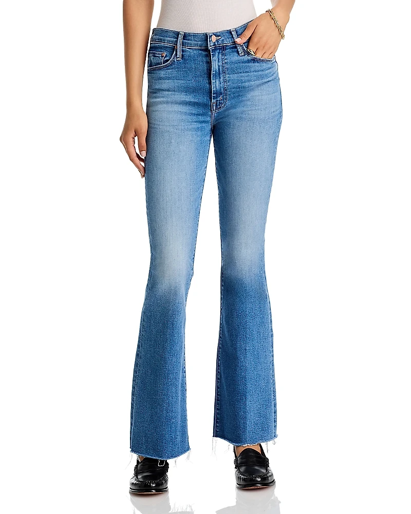 Mother The Weekender High Rise Fray Jeans