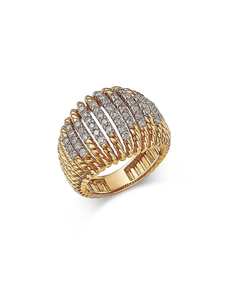 Bloomingdale's Fine Collection Diamond Openwork Dome Ring