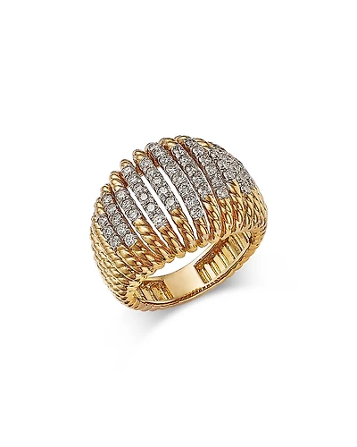 Bloomingdale's Fine Collection Diamond Openwork Dome Ring