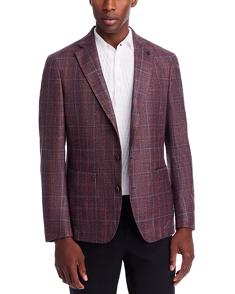 Peter Millar Crown Crafted Claren Plaid Tailored Fit Soft Sport Coat