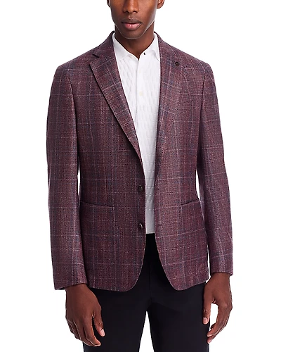 Peter Millar Crown Crafted Claren Plaid Tailored Fit Soft Sport Coat