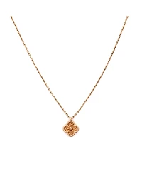 Pre-Owned Van Cleef & Arpels Sweet Alhambra Pendant Necklace 18K Rose Gold