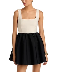 French Connection Structured Taffeta Mini Dress