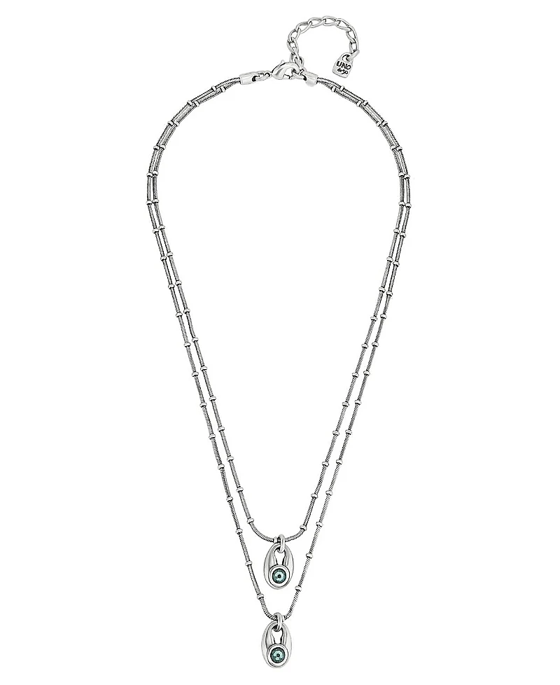 UNOde50 Double Strand Crystal Necklace