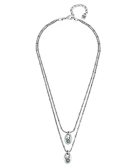 UNOde50 Double Strand Crystal Necklace