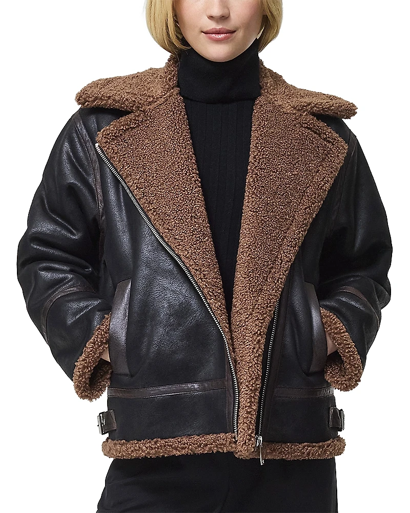 French Connection Faux Shearling Jacket