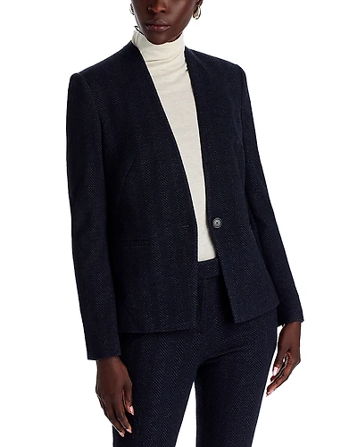 Boss Herringbone Blazer