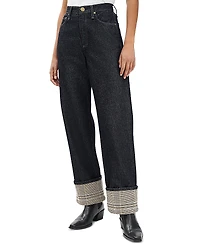 rag & bone Shea High Rise Ankle Cuffed Jeans