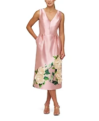 Kay Unger Briella Midi Dress