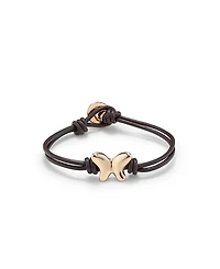 UNOde50 Double Strap Leather Bracelet