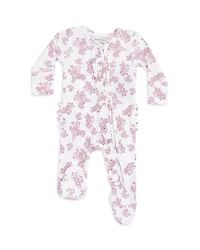 Angel Dear Girls' Countryside Coreopsis 2 Way Ruffled Zipper Footie - Baby
