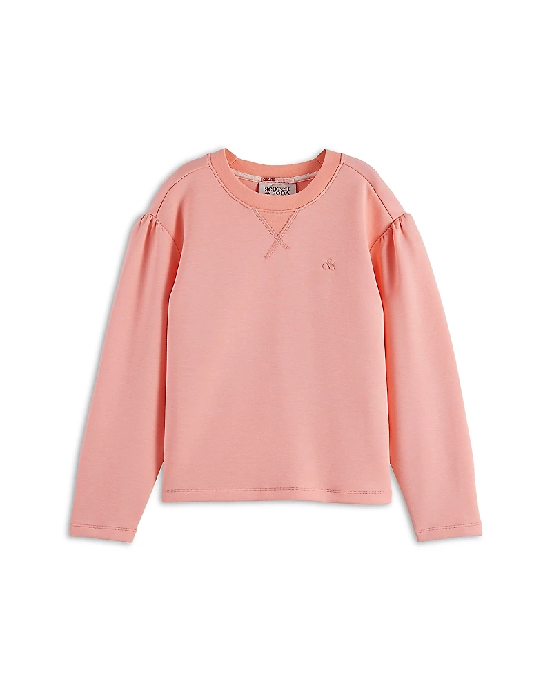 Scotch & Soda Girls' Crewneck Sweatshirt - Little Kid, Big Kid