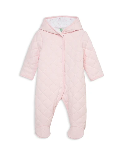 Little Me Girls' Joy Quilted Pram Footie - Baby