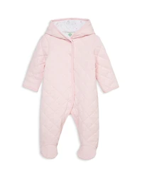 Little Me Girls' Joy Quilted Pram Footie - Baby