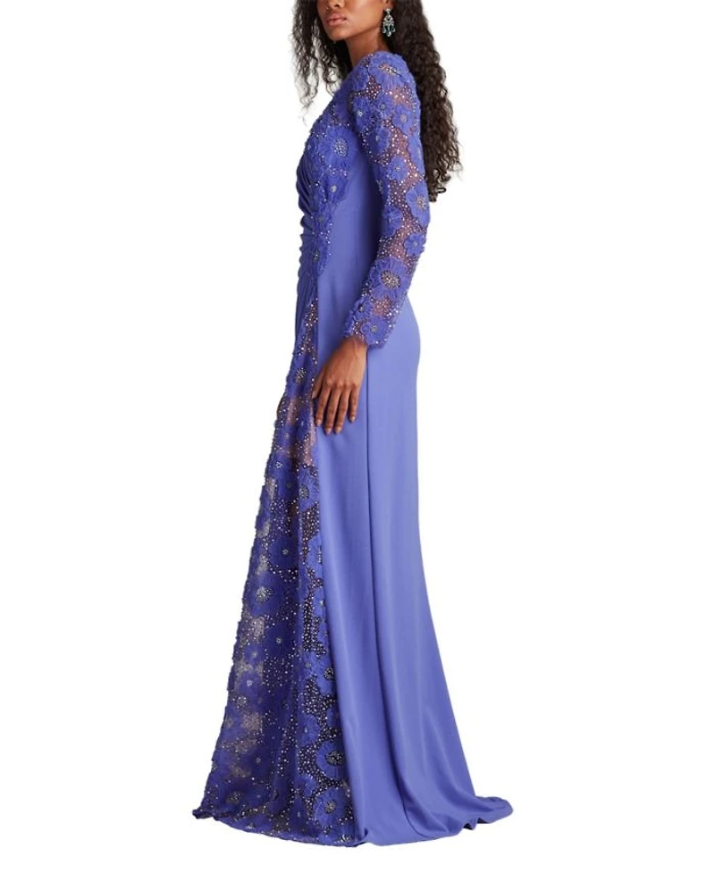 Sagamore Ribbon Flower Embellished Gown