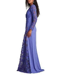 Sagamore Ribbon Flower Embellished Gown