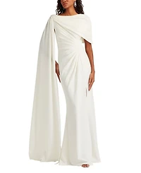 Acadia Shawl Draped Gown