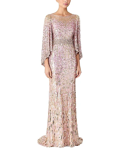 Jenny Packham Ines Sequin-Embellished Dress