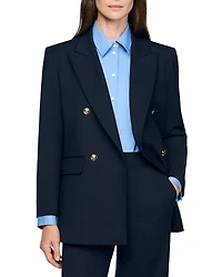 Sandro Pinstriped Blazer