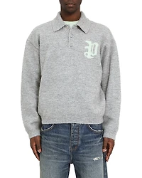 Purple Brand Relaxed Fit Sweater Polo