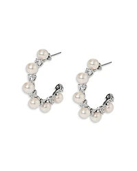 Nadri Venus C Hoop Earrings, 1.4L