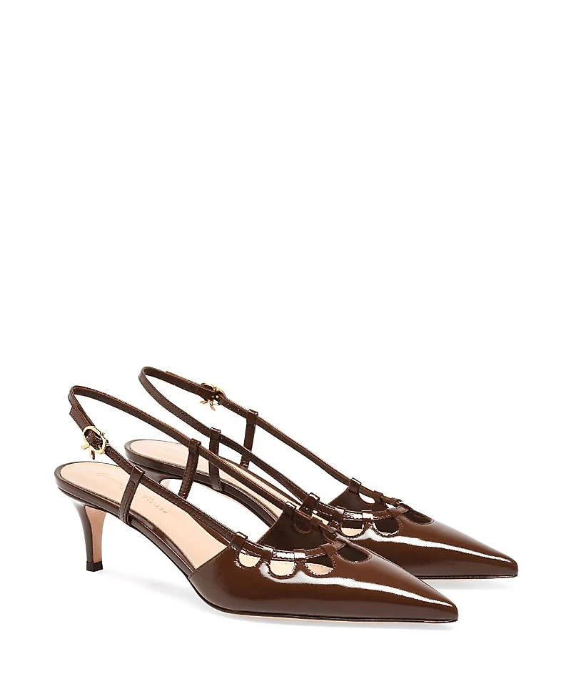Gianvito Rossi Women's Eloise Slingback Pumps